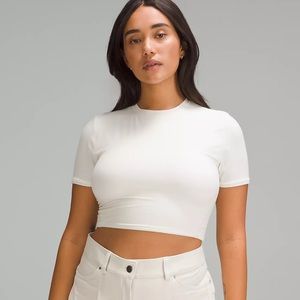 Lululemon Wundermost Cropped T Shirt
